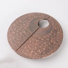 中式仿古豪華大門(mén)拉手圓形玻璃門(mén)把手仿古中式拉手