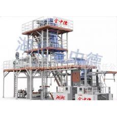 三層共擠上旋轉膜泡內(nèi)冷吹膜機 熱收縮膜地膜大棚膜吹膜機組